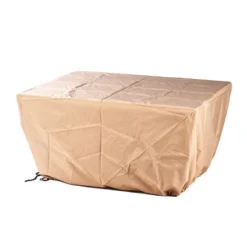 5pc Set With 42" Square Outdoor Aluminum Fire Table & 4 Swivel Rocking Chairs & A Wind Blocker - Oakland Living -Sunnydaze Decor Store GUEST 97393a97 6587 43e2 aae9 58288ef92ca8 3