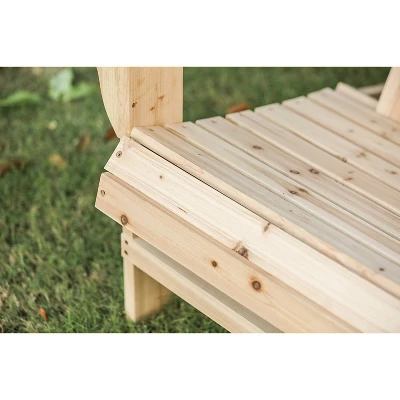 Wood Adirondack Love Seat - Patio Festival 5 Wood Adirondack Love Seat - Patio Festival - Image 5