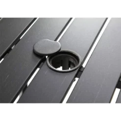 31" Square Bar Table With Umbrella Hole - Captiva Designs -Sunnydaze Decor Store GUEST 9903393b f726 4906 866b 9bc00b045c5c