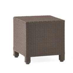 Puerta Wicker Side Table - Christopher Knight Home -Sunnydaze Decor Store GUEST 995b9a48 ab34 425e 95b7 3387907ac92a