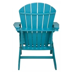 Leisure Classics UV Protected HDPE Indoor Outdoor Adirondack Lounge Patio Porch Deck Chair, Turquoise -Sunnydaze Decor Store GUEST 9a20c8e0 3245 4bcb 8d8d cfb6fc89a63c