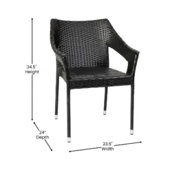 Flash Furniture Ethan Commercial Grade Stacking Patio Chair, All Weather PE Rattan Wicker Patio Dining Chair 18 Flash Furniture Ethan Commercial Grade Stacking Patio Chair, All Weather PE Rattan Wicker Patio Dining Chair -Sunnydaze Decor Store GUEST 9d28be76 6bfb 4d7e 957f 7d26409a3ec8