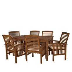Ravenscroft 7pc Acacia Wood Patio Dining Set - Saracina Home -Sunnydaze Decor Store GUEST 9ec28d87 1e3c 4187 924d 0158111580a1