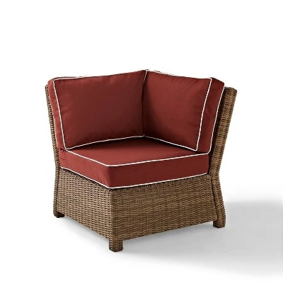 Bradenton Outdoor Wicker Sectional Corner Chair - Crosley 16 Bradenton Outdoor Wicker Sectional Corner Chair - Crosley - Image 16