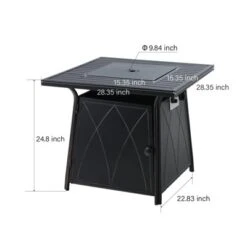 5pc Patio Dining Set With Square Steel Fire Pit With Faux Wood Tabletop & Rattan 360 Swivel Chairs - Captiva Designs 27 5pc Patio Dining Set With Square Steel Fire Pit With Faux Wood Tabletop & Rattan 360 Swivel Chairs - Captiva Designs -Sunnydaze Decor Store GUEST a4372dd9 9afa 4a25 9eb4 6d231b4034a2