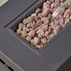 Thasos 10pc Acacia U-Shaped Farmhouse Sectional Sofa Set With Fire Pit - Gray - Christopher Knight Home -Sunnydaze Decor Store GUEST a5327f6d 9909 4287 a252 6f8458a6ee3b 1