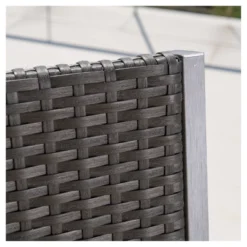 Cape Coral 5pc All-Weather Wicker/Metal Patio Bar Set With 4 Stools - Gray - Christopher Knight Home -Sunnydaze Decor Store GUEST a6311322 f58f 4fb3 a4e0 d156b1f0a0a1