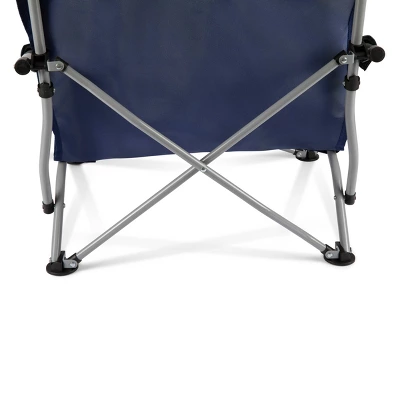 Picnic Time Tranquility Portable Beach Chair - Navy Blue 3 Picnic Time Tranquility Portable Beach Chair - Navy Blue - Image 3