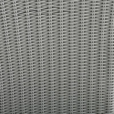 Bradenton 6pc Outdoor Wicker Sofa And Arm Chair Seating Set With Dante Fire Table And 2 Ottomans - Navy/Gray - Crosley 7 Bradenton 6pc Outdoor Wicker Sofa And Arm Chair Seating Set With Dante Fire Table And 2 Ottomans - Navy/Gray - Crosley - Image 7