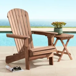 Teal Island Designs Cape Cod Natural Wood Adirondack Chairs Set Of 2 -Sunnydaze Decor Store GUEST a7841878 36c8 4da2 8a07 2529855e3c81