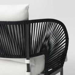 Mackworth Rope Patio Loveseat - Black - Threshold™ -Sunnydaze Decor Store GUEST a7de083f d665 45f7 aed3 b0b74334c8d3