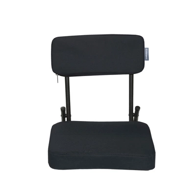 Stansport Steel Frame Foldable Coliseum Seat - Black 1 Stansport Steel Frame Foldable Coliseum Seat - Black