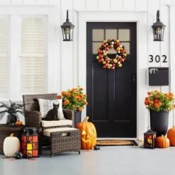 Halsted 5pc Wicker Small Space Patio Furniture Set - Threshold -Sunnydaze Decor Store GUEST aaa1ed24 5cf3 4083 87f5 c22833e0d51d