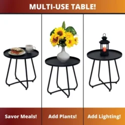 Kinger Home 3-Piece Outdoor Patio Bistro Table And Chairs Set Of 2, Rattan Wicker Cast Aluminum Patio Furniture, Green -Sunnydaze Decor Store GUEST acbc261e f4b5 4b92 bb7e ad6dbd24d329