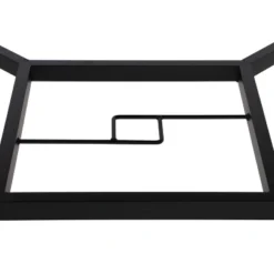 3pc Outdoor Bar Set With Swivel Stools & Square Metal Table With Umbrella Hole - Captiva Designs -Sunnydaze Decor Store GUEST acdd5579 4712 47ea be26 fd6121b8f8ec