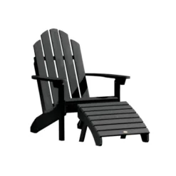 Westport 2pc Folding Adirondack Chair With Ottoman - Highwood -Sunnydaze Decor Store GUEST b058ee03 5be7 44aa 98b6 bb4e79ceafec
