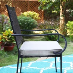 7pc Patio Dining Set With Table & Wicker Rattan Chairs - Captiva Designs 22 7pc Patio Dining Set With Table & Wicker Rattan Chairs - Captiva Designs -Sunnydaze Decor Store GUEST b1a081d5 407c 4dc2 9884 ea4610990da8 1