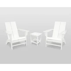 St. Croix 3pc Contemporary Adirondack Set - POLYWOOD -Sunnydaze Decor Store GUEST b1bc13ce 6bdf 41ca 8f83 226b88bf34d9