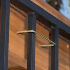 Caribbean 3pc Acacia Wood Patio Bar Set - Natural - Christopher Knight Home -Sunnydaze Decor Store GUEST b286e479 9100 41fa a473 a46b0babb783