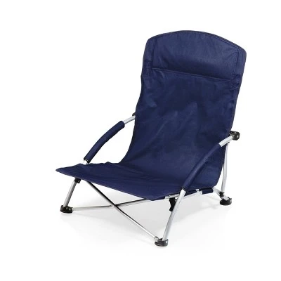 Picnic Time Tranquility Portable Beach Chair - Navy Blue 1 Picnic Time Tranquility Portable Beach Chair - Navy Blue