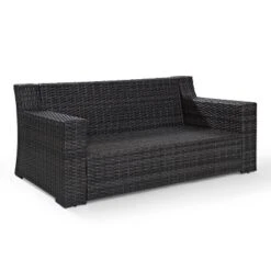 Beaufort Outdoor Wicker Loveseat - Mist - Crosley 15 Beaufort Outdoor Wicker Loveseat - Mist - Crosley -Sunnydaze Decor Store GUEST b32bd5e3 b09b 4cea a252 13089f773210