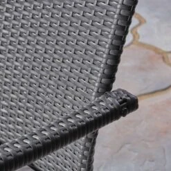 Kent 3pc Acacia Wood & Wicker Bistro Set - Gray - Christopher Knight Home -Sunnydaze Decor Store GUEST b4ad0fa1 1973 453d 8432 dc12b48ab99e