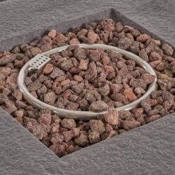 Kaula 5pc Faux Rattan Club Chair & Fire Pit Chat Set - Christopher Knight Home -Sunnydaze Decor Store GUEST b57bfa55 8cdc 44ca bfab cd41e5b4e33c