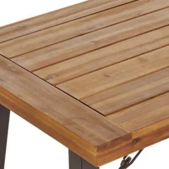 Salons 6pc Acacia & Wicker Dining Set - Teak/Brown - Christopher Knight Home -Sunnydaze Decor Store GUEST b5b7c76c dd53 4fe7 8b68 80862e50ffca