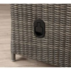 Asti Wicker 3 Seat Reclining Sofa With Cushions - Gray - Alaterre Furniture -Sunnydaze Decor Store GUEST b69b0a3c ee41 497e 9c9e 45465547bc4e