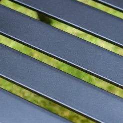 5pc Patio Set With 37" Square Metal Table With Umbrella Hole & Arm Chairs - Captiva Designs -Sunnydaze Decor Store GUEST b7b19dd7 9f7c 4c6b bc13 1824a55984c1