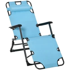 Outsunny 2-in-1 Folding Patio Lounge Chair W/ Pillow, Outdoor Portable Sun Lounger Reclining To 120°/180°, Oxford Fabric 26 Outsunny 2-in-1 Folding Patio Lounge Chair W/ Pillow, Outdoor Portable Sun Lounger Reclining To 120°/180°, Oxford Fabric -Sunnydaze Decor Store GUEST b832bf06 ac7d 4caa 80d9 95a1c6105534