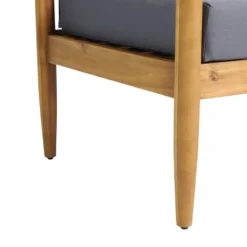 Magnolia Patio Acacia Wood Loveseat - Teak/Dark Gray - Christopher Knight Home -Sunnydaze Decor Store GUEST b84e2659 b935 48d3 8d84 84a54c77baa0