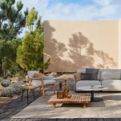 LuxenHome Natural Faux Wood Top With Black Metal Legs Side Table -Sunnydaze Decor Store GUEST ba13264b 8f93 4c4b 82ab 70d9ef286ec8