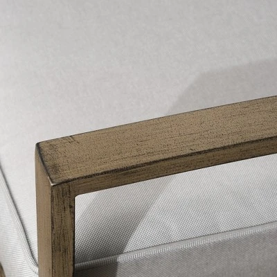 Outsunny 3-Piece Patio Bistro Set, PE Rattan Wicker Outdoor Furniture With Soft Cushions, 2 Rocking Chairs, Slatted Coffee Table, Gray 4 Outsunny 3-Piece Patio Bistro Set, PE Rattan Wicker Outdoor Furniture With Soft Cushions, 2 Rocking Chairs, Slatted Coffee Table, Gray - Image 4