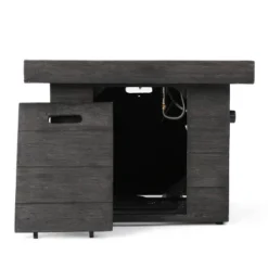 Keana 5pc Faux Rattan Club Chair & Fire Pit Chat Set - Christopher Knight Home -Sunnydaze Decor Store GUEST bcb7aa81 5659 4a49 9a54 ba7e061fe71b