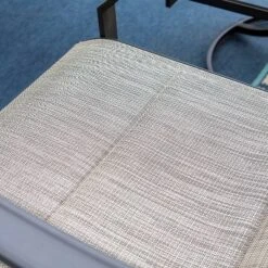 7pc Patio Dining Set With Steel Table With Umbrella Hole & Metal Padded Arm Chairs - Captiva Designs -Sunnydaze Decor Store GUEST bdab69c9 3f64 4287 85f8 4292d3726b88