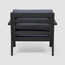 Santa Ana 2pk Acacia Wood Club Chairs - Christopher Knight Home -Sunnydaze Decor Store GUEST be26247d bae4 4dfa b094 8583022a80c7