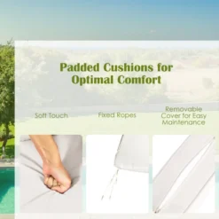 Tangkula 4 PCS Patio All-Weather Wicker Rattan Dining Chairs Outdoor Arm Cushioned Seats Armrest Garden -Sunnydaze Decor Store GUEST c488fab0 2cb5 40a0 8c17 4a9c36534ffe