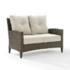 Rockport Outdoor Wicker High Back Loveseat - Crosley
