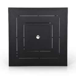 5pc Outdoor Set With Swivel Stools With Cushions & Square Metal Table - Beige - Captiva Designs -Sunnydaze Decor Store GUEST c9052e1c b151 4583 b76a d710c0f791d1 1