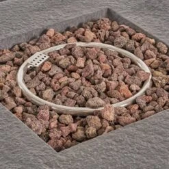 Ariel 5pc Wicker Rocking Chairs And Fire Pit Set - Dark Brown/Beige - Christopher Knight Home -Sunnydaze Decor Store GUEST c99a8f30 b3ff 490f bf5b a9cbb14dcb02