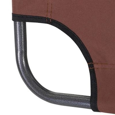 Outsunny 2-in-1 Folding Patio Lounge Chair W/ Pillow, Outdoor Portable Sun Lounger Reclining To 120°/180°, Oxford Fabric 5 Outsunny 2-in-1 Folding Patio Lounge Chair W/ Pillow, Outdoor Portable Sun Lounger Reclining To 120°/180°, Oxford Fabric - Image 5