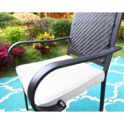 5pc Patio Dining Set With Steel Table & Dining Chairs - Captiva Designs -Sunnydaze Decor Store GUEST ca958a6b 04c0 4bf6 87b0 6cb09ac867b1