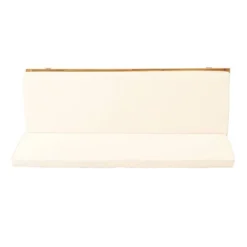 Jill Outdoor Acacia Wood Convertible Daybed With Cushions Teak/Beige - Christopher Knight Home -Sunnydaze Decor Store GUEST cbf05f0a 9e2e 415a 9f79 4b4ffed6668f