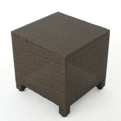 Puerta Wicker Side Table - Christopher Knight Home -Sunnydaze Decor Store GUEST cd23a9d7 49b6 4a28 b28b bc4afd2a8300