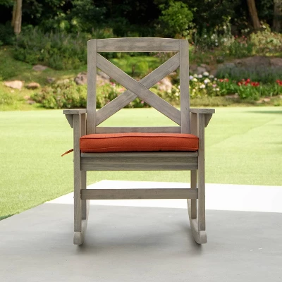Westlake Wood Porch Rocking Chair With Cushion - Cambridge Casual 2 Westlake Wood Porch Rocking Chair With Cushion - Cambridge Casual - Image 2