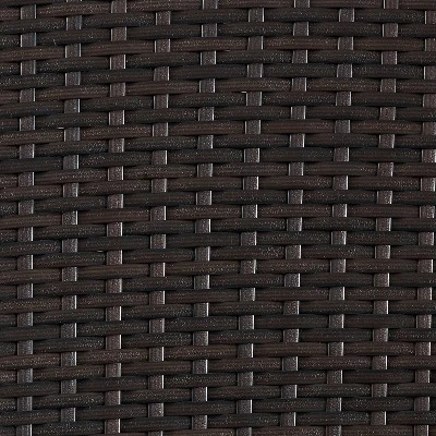 Palm Harbor 4pc Outdoor Wicker Conversation Set - Gray - Crosley 7 Palm Harbor 4pc Outdoor Wicker Conversation Set - Gray - Crosley - Image 7