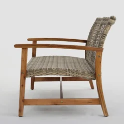 Hampton Wicker Loveseat - Natural/Gray - Christopher Knight Home 12 Hampton Wicker Loveseat - Natural/Gray - Christopher Knight Home -Sunnydaze Decor Store GUEST d4a90277 9791 403f a21d 1e683a1685a0