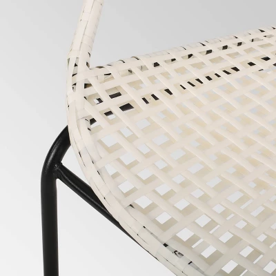 Java 3pc Faux Rattan Modern Chat Set - White - Christopher Knight Home 7 Java 3pc Faux Rattan Modern Chat Set - White - Christopher Knight Home - Image 7