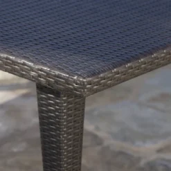 Antigua 9pc Wicker Outdoor Patio Dining Set - Brown - Christopher Knight Home -Sunnydaze Decor Store GUEST d52da059 c28a 4a52 a9b7 df5840648826